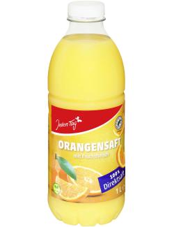 Jeden Tag 100% Direktsaft Orange mit Fruchtfleisch (Einweg)