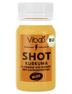 Viboo Bio Shot Kurkuma in Orange und Ingwer mit Cayennepfeffer (Einweg)