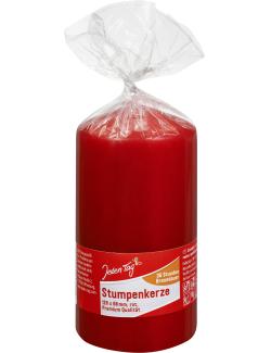 Jeden Tag Stumpenkerze rot