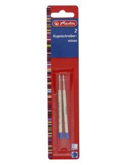 Herlitz Kugelschreiberminen medium blau