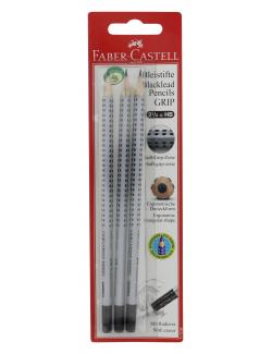 Faber-Castell Bleistifte Grip HB mit Radierer
