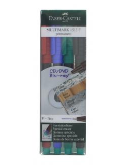 Faber-Castell Multimark permanent F 4er Etui