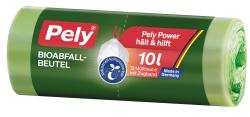 Pely Bio-Abfallbeutel mit Zugband kompostierbar 10 Liter
