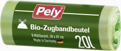 Pely Bio-Zugbandbeutel kompostierbar 20 Liter