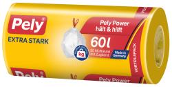 Pely Extra Stark Müllbeutel mit Zugband 60 Liter Vorteilspack