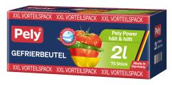 Pely Power Gefrierbeutel 2 Liter XXL Vorteilspack