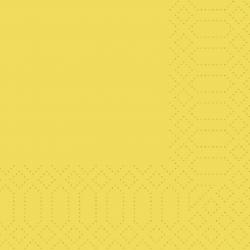 Duni Servietten 24x24cm gelb