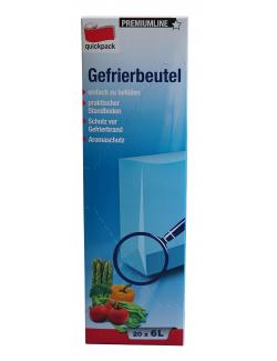 Quickpack Gefrierbeutel Premiumline mit Standboden 6 Liter