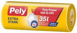Pely Extra Stark Müllbeutel mit Zugband 35 Liter