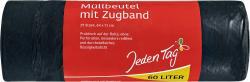 Jeden Tag Zugbandsäcke 60 Liter