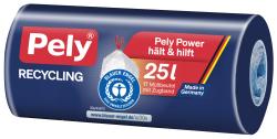 Pely Recycling Müllbeutel mit Zugband 25 Liter