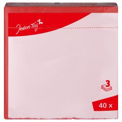 Jeden Tag Servietten rot