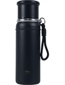 Like ToGo Isolierflasche 600ml mit Becher schwarz
