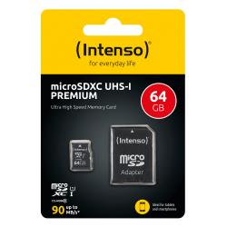 Intenso Micro SDXC UHS-I Premium Card 64GB