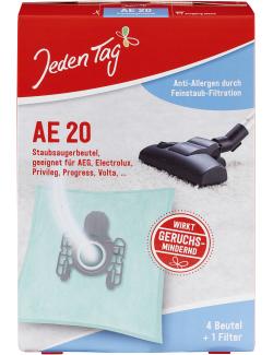 Jeden Tag Staubsaugerbeutel AE 20 4 Beutel