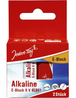 Jeden Tag Alkaline E-Block 9V 6LR61
