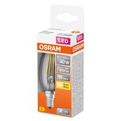 Osram LED Star Classic B40 4W E14 warmweiß