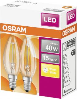 Osram LED Star Classic B40  4W E14 warmweiß