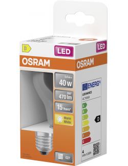 Osram LEDSCLA40 3,4W/827 230V FIL E27 warnweiß