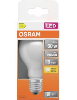 Osram LEDSCLA60 5,9W/827 230VGLFR E27 warmweiß