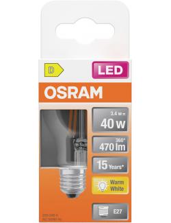 Osram LEDSCLP40 3,4W/827 230V FIL E27 FS1 warnweiß