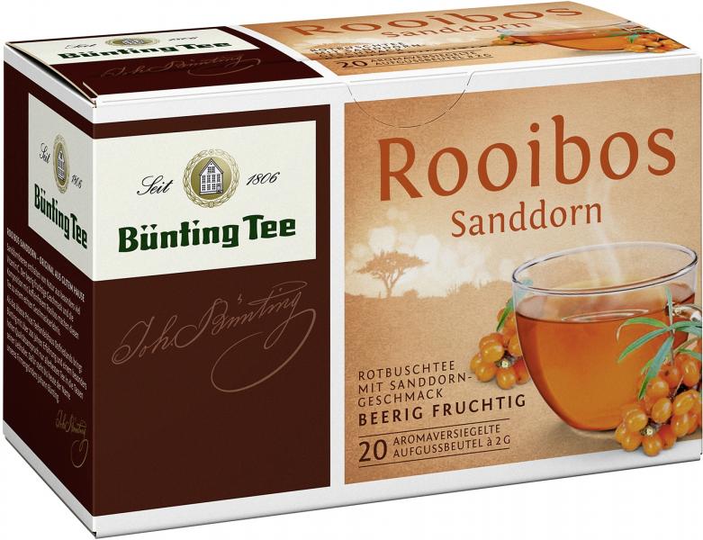 Bünting Tee Rooibos Sanddorn 