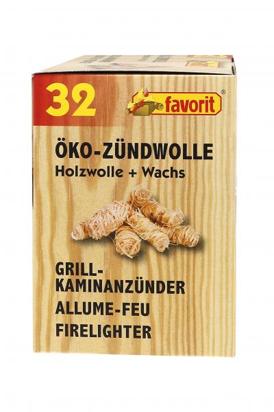 Favorit Öko-Zündwolle aus Holzwolle + Wachs