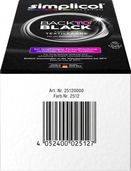 Simplicol Back to Black intensives Schwarz