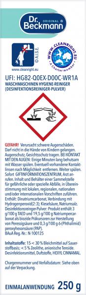 Dr. Beckmann Waschmaschinen Hygiene-Reiniger