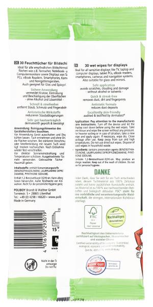 Poliboy Bildschirm Feuchttücher
