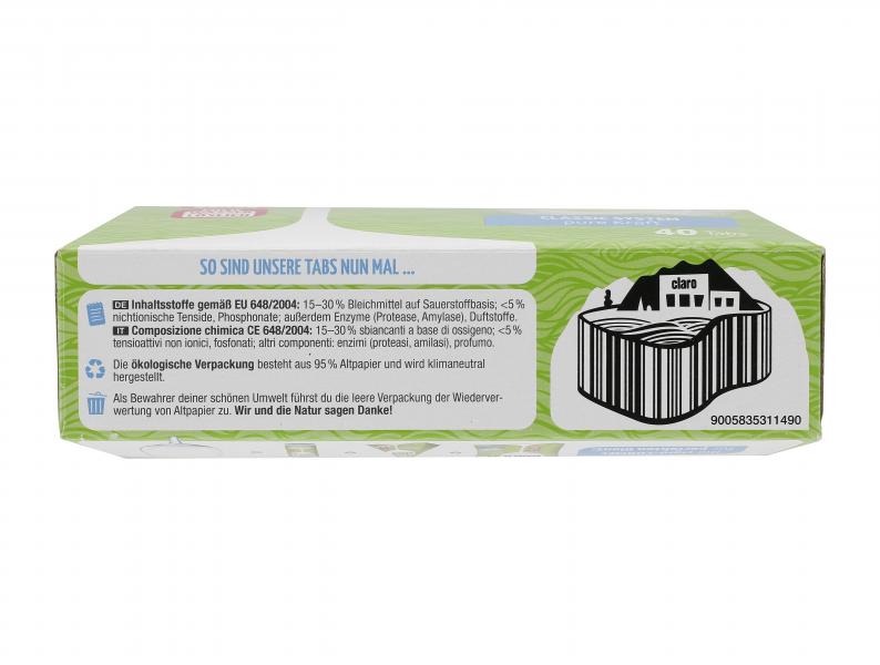 Claro Classic Geschirrspültabs 40 Tabs