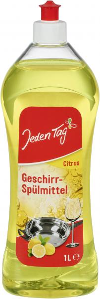 Jeden Tag Geschirrspülmittel mit Citrusduft