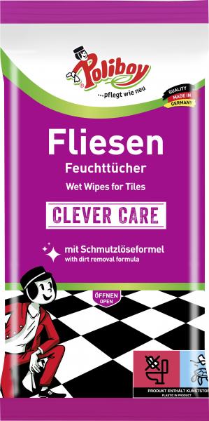 Poliboy Fliesen Feuchttücher Clever Care