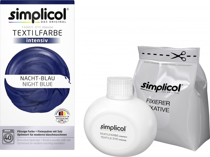 Simplicol Textilfarbe Intensiv Nacht-Blau