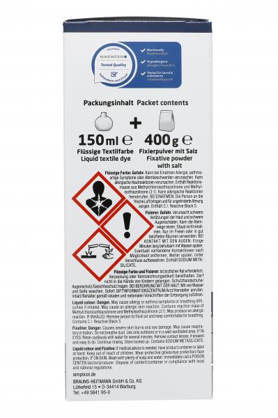 Simplicol Textilfarbe Intensiv Nacht-Blau