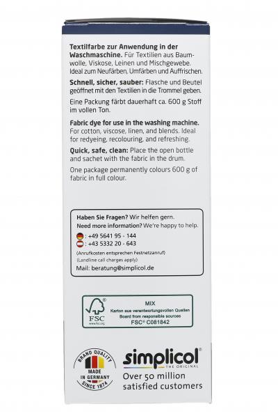 Simplicol Textilfarbe Intensiv Nacht-Blau