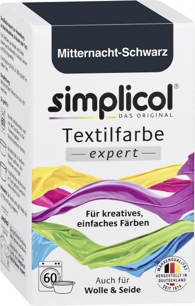 Simplicol Textilfarbe expert Mitternacht-Schwarz