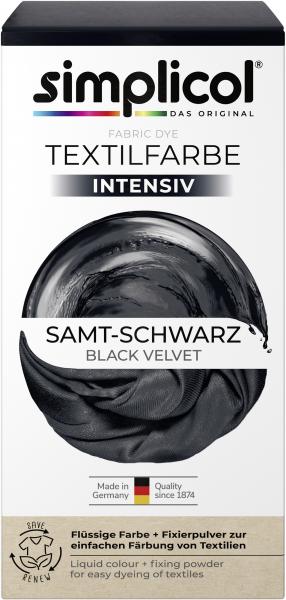 Simplicol Textilfarbe Intensiv Samt-Schwarz