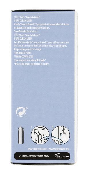 Glade Touch & Fresh Minispray Nachfüller Pure Clean Linen