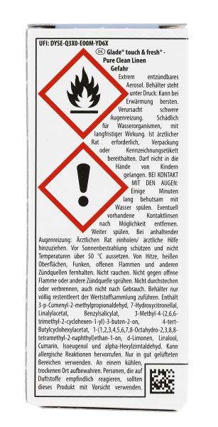 Glade Touch & Fresh Minispray Nachfüller Pure Clean Linen