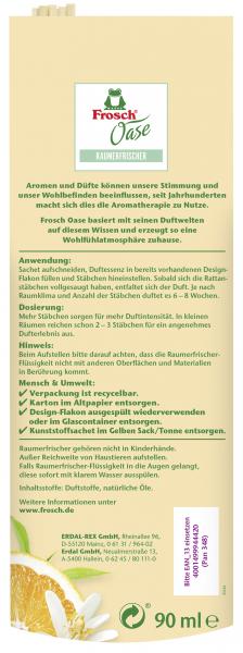 Frosch Oase Raumerfrischer Orangenblüte Nachfüller