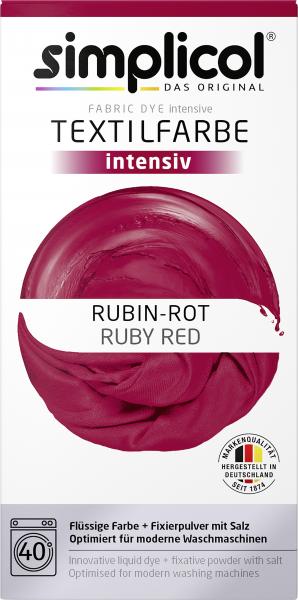Simplicol Textilfarbe Intensiv Rubin-Rot