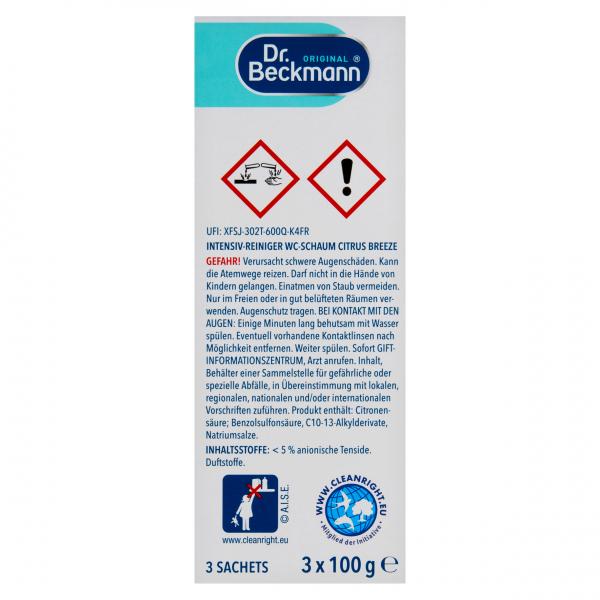 Dr. Beckmann Intensiv-Reiniger WC-Schaum Citrus Breeze