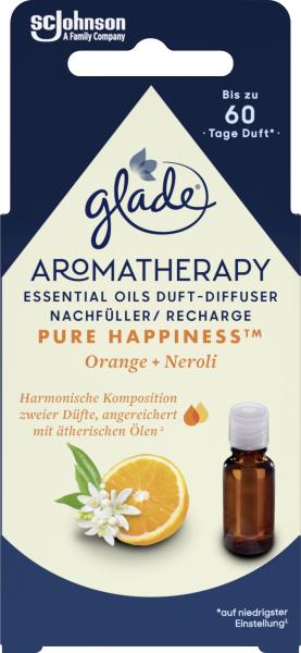 Glade Aromatherapy Essential Oils Duft-Diffuser Pure Happiness Nachfüller Orange