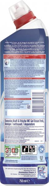 Domestos Kraft & Frische WC-Gel Ocean Fresh