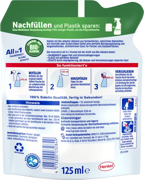 Sidolin Mix & Clean Streifenfrei