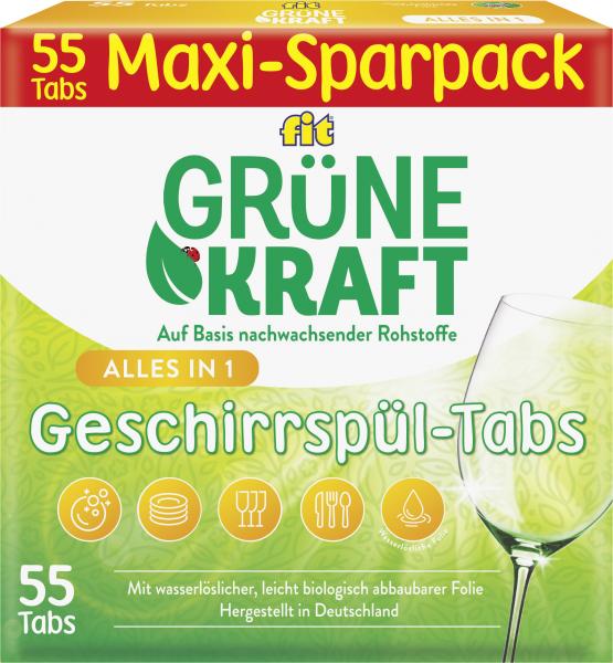 Fit Grüne Kraft Alles in 1 Geschirrspül-Tabs
