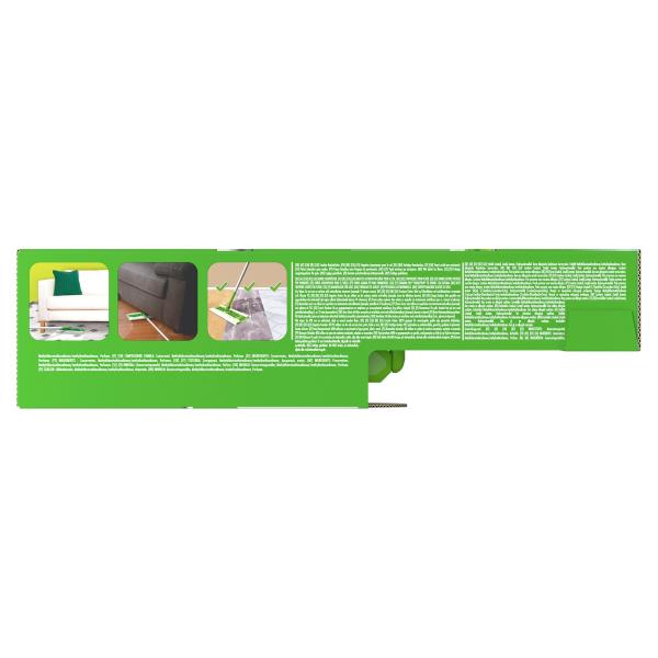 Swiffer Boden Starterset Wet + Dry (Bodenstab + 3 Wet Wischtücher + 8 Dry Trockentücher)