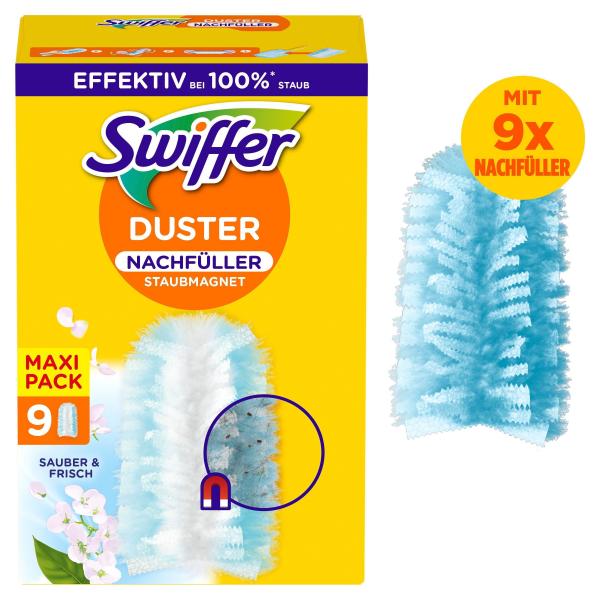 Swiffer Duster Staubmagnet Nachfüllpack 9er mit Duft