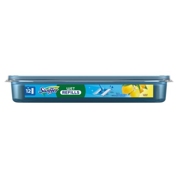 Swiffer Wet 12 Feuchte Bodenwischtücher Citrus Fresh Nachfüllpack